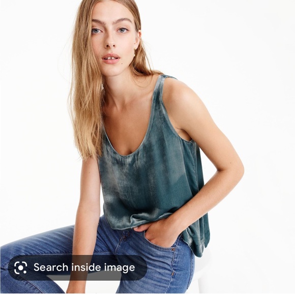 NWT J Crew Velvet Tank - Picture 6 of 6